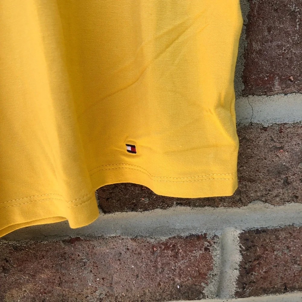 Tommy Hilfiger yellow sleeveless blouse NWT Women Large - Picture 2 of 13